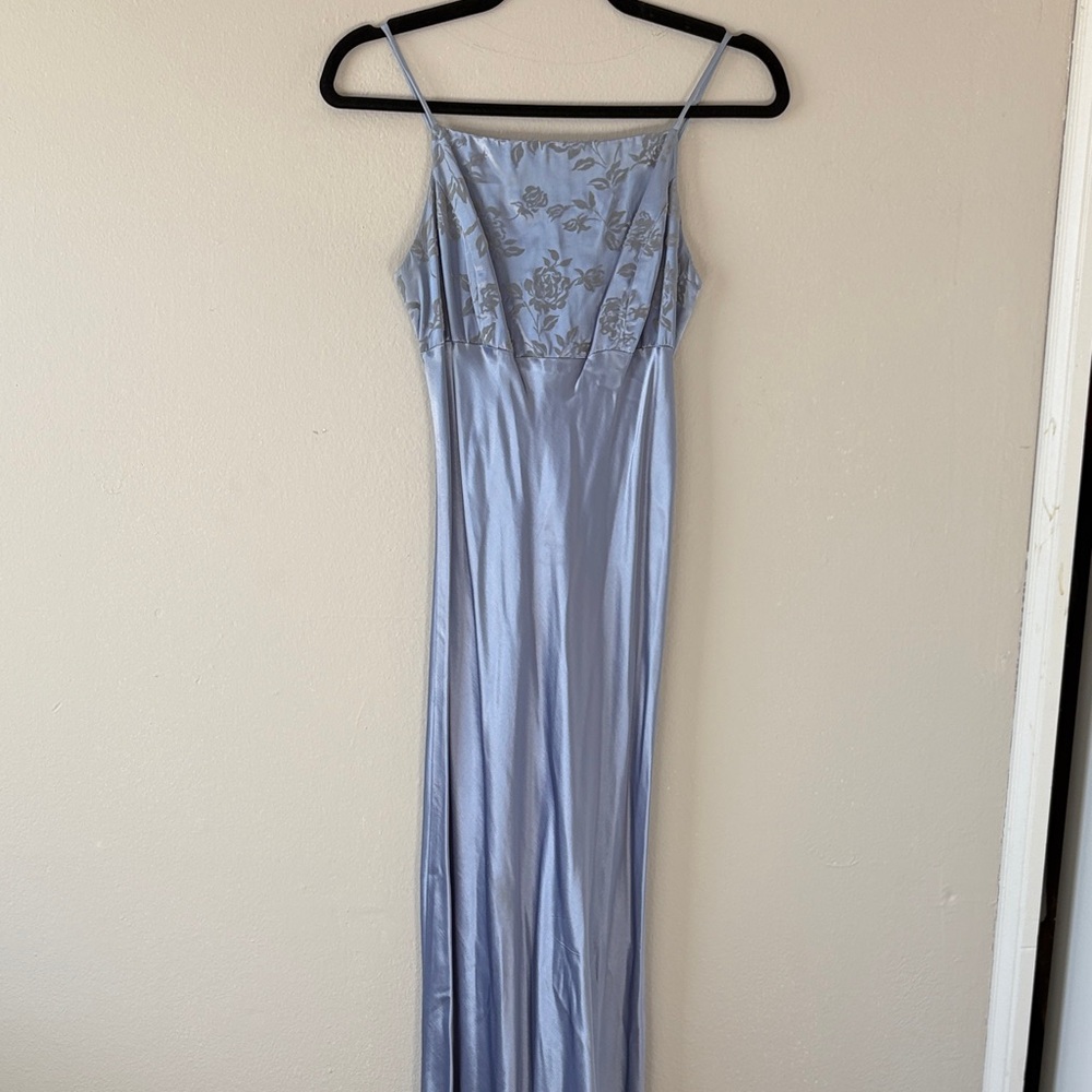 Vintage A Fortiori Dusty Blue Dress